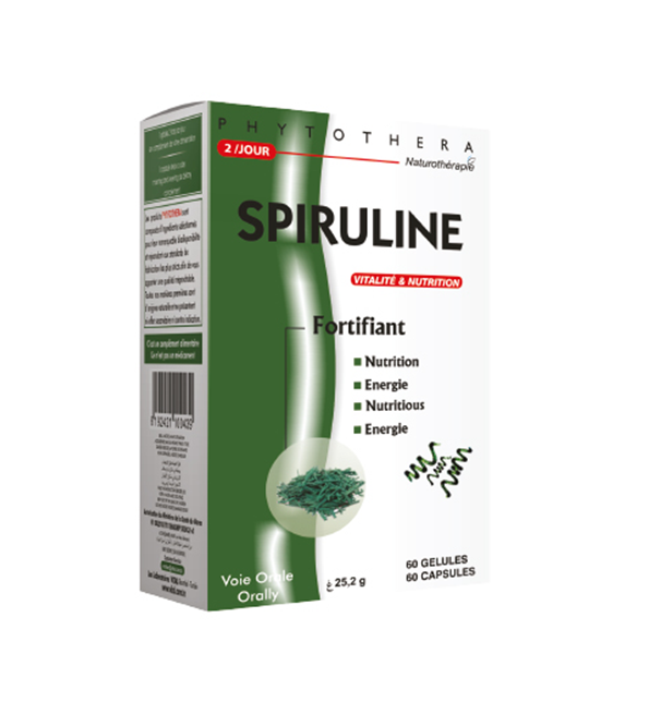 tfytyt.png PHYTOTHERA Spiruline 60 gélules – Image 1