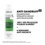 Vichy Dercos Shampooing traitant Antipelliculaire Cheveux Normaux à Gras 200ml = Serviette Cheveux OFFERTE – Image 4