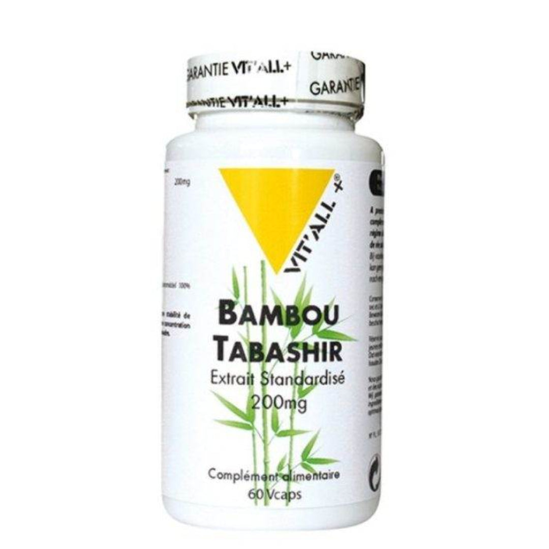Vitall+ Bambou Tabashir Bio 200 mg – 60 Gélules - Silicium, Articulations & Beauté