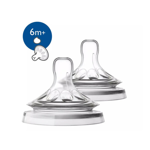 AVENT 2 TÉTINES NATURAL VARIABLE +6M SCF046/27