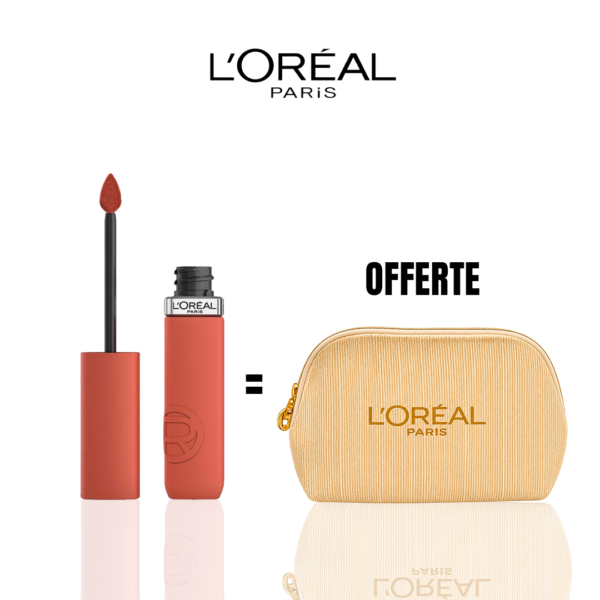 L'ORÉAL PARIS INFAILLIBLE MATTE RESISTANCE ROUGE À LÈVRES 115 = POUCH OFFERT