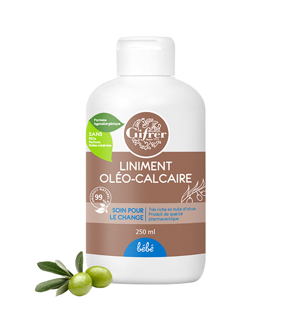 GIFRER LINIMENT OLEO-CALCAIRE HUILE OLIVE EXTRA FL POMPE 250ML