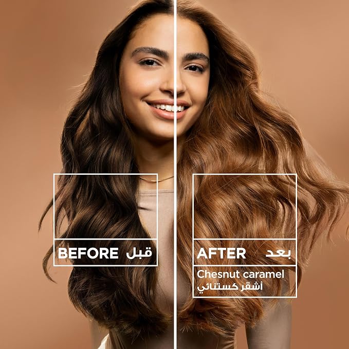 GARNIER COLOR NATURALS CARAMELO BLONDE CHESTNUT BLONDE WITHOUT BLEACH 6.31 – Image 2