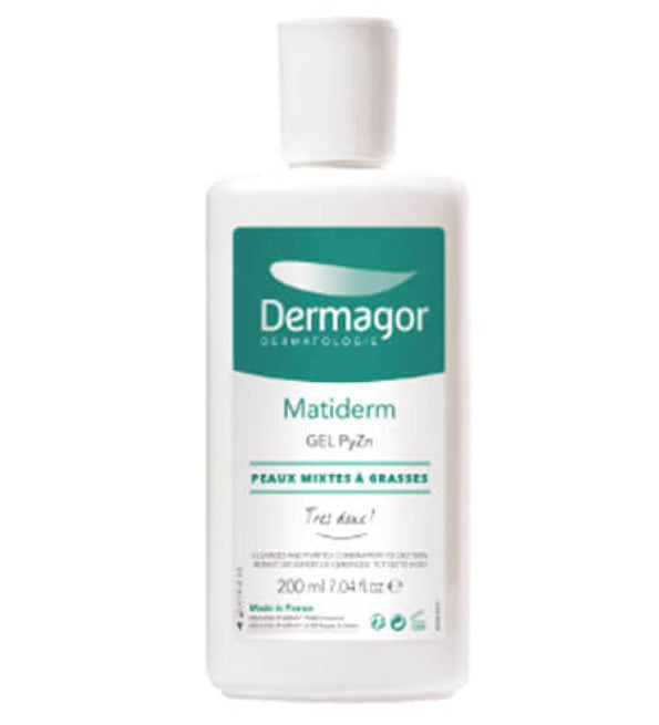 Dermagor – Gel Py-Zn Nettoyant Assainissant sans savon – 200 ml