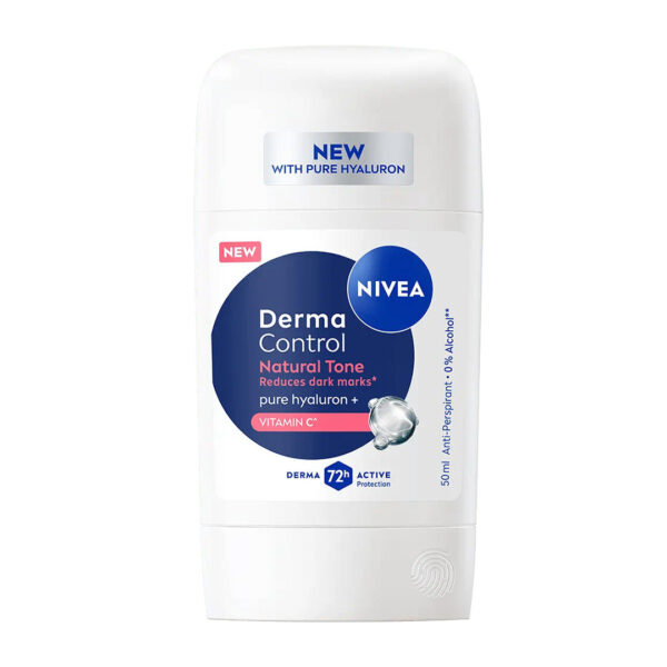 NIVEA DÉODORANT STICK DERMA CONTROL NATURAL TONE ANTI-PERSPIRANT 72H 50ML