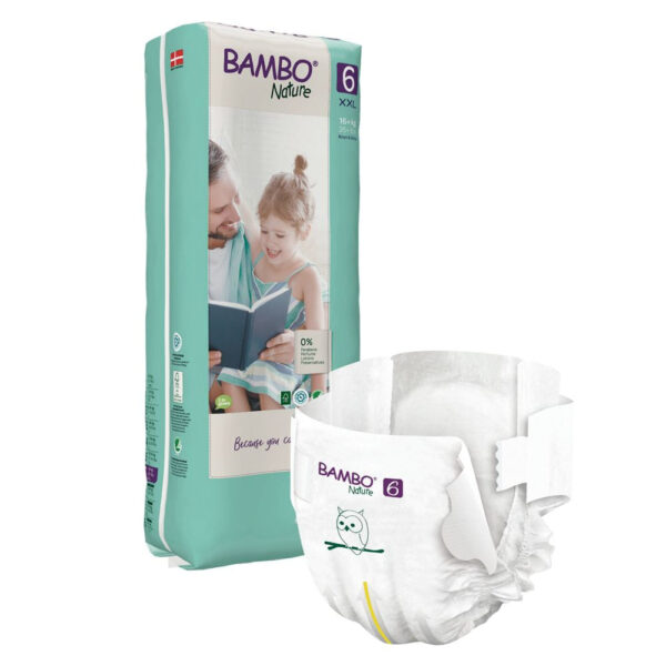 Bambo Nature 6, couches XXL +16kg/40un