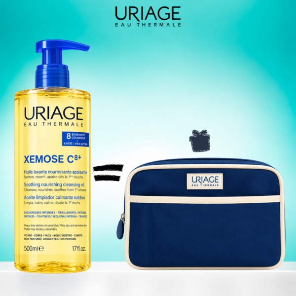 Uriage Xémose C8+ Huile Lavante Apaisante 500 ml = Trousse Offerte