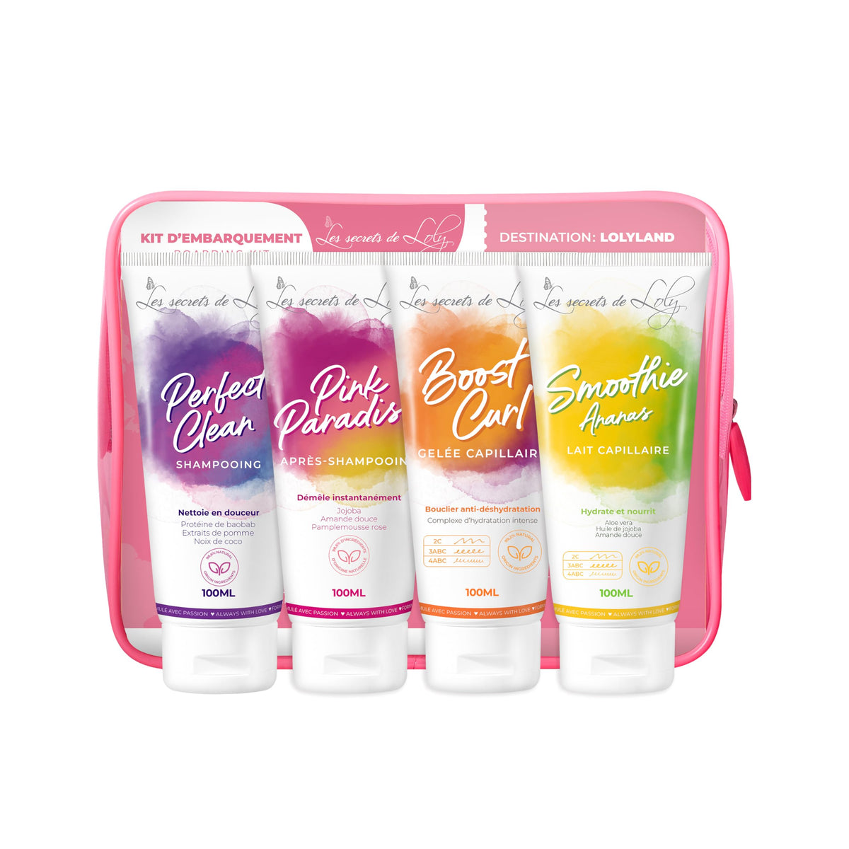 LES SECRETS DE LOLY TROUSSE DE VOYAGE CHEVEUX FRISES