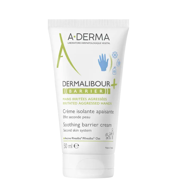 A-Derma Dermalibour+ Barrière Crème isolante mains Protectrice 50 ml
