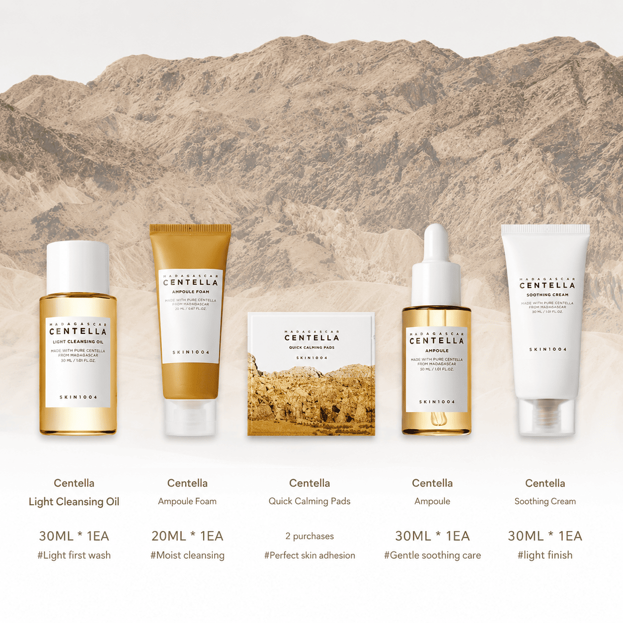 SKIN1004 Madagascar Centella Travel Pouch Set = Quick Calming Pad + pochette offerts – Image 2