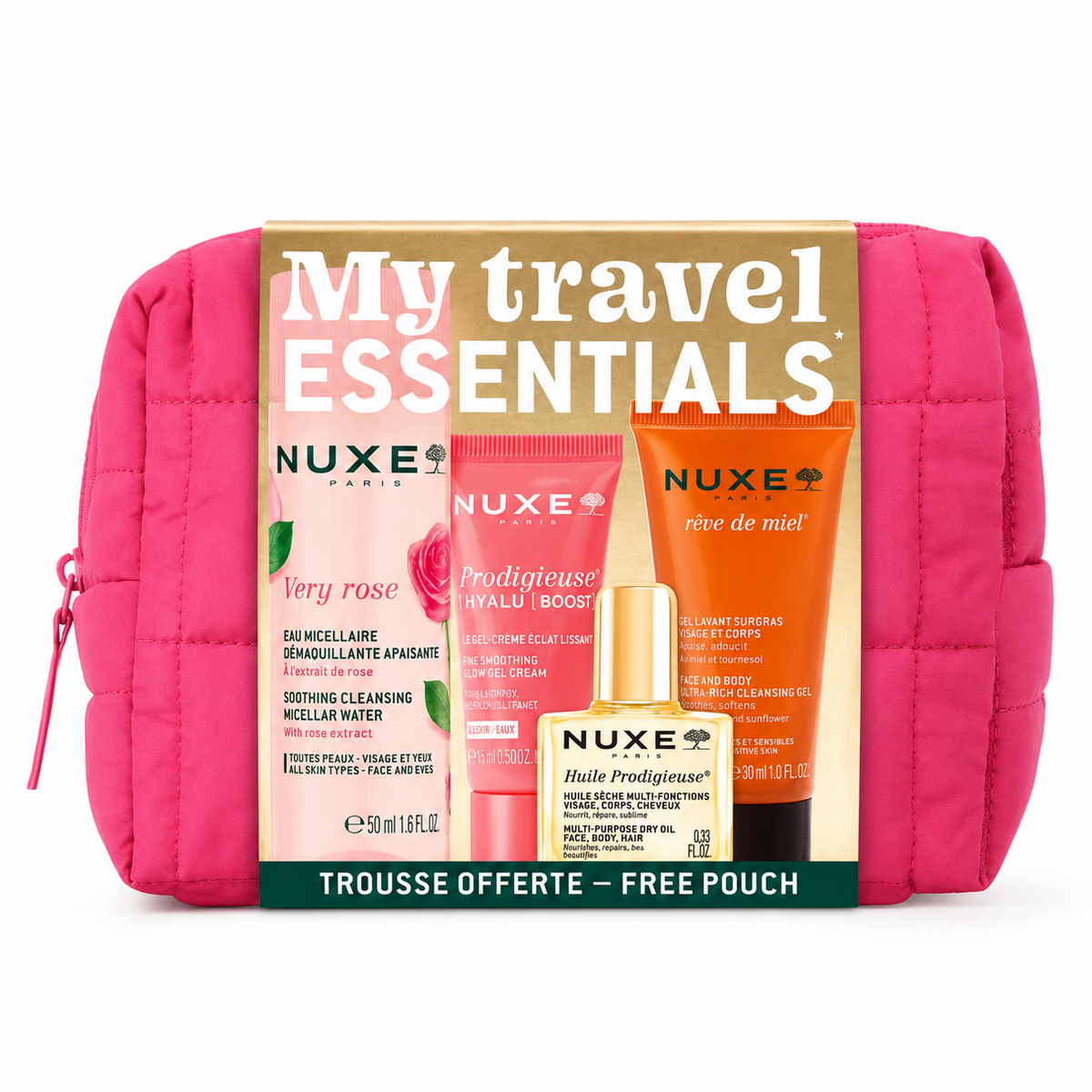 Nuxe Prodigieuse® Trousse Mes Essentiels Voyage