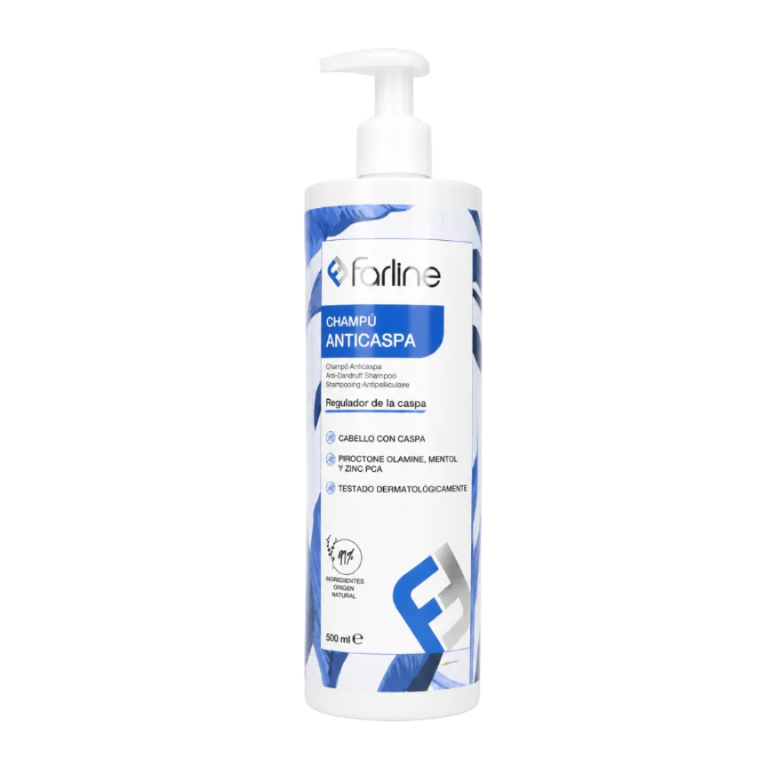 FARLINE Shampooing Antipelliculaire Anticaspa 500 ml