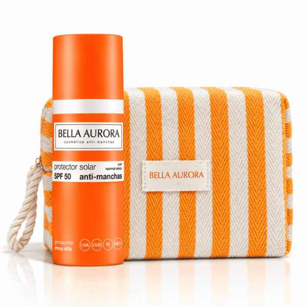 Bella Aurora écran solaire anti-taches SPF50+ Peau Normale et Sèche 50ml + Trousse Offerte