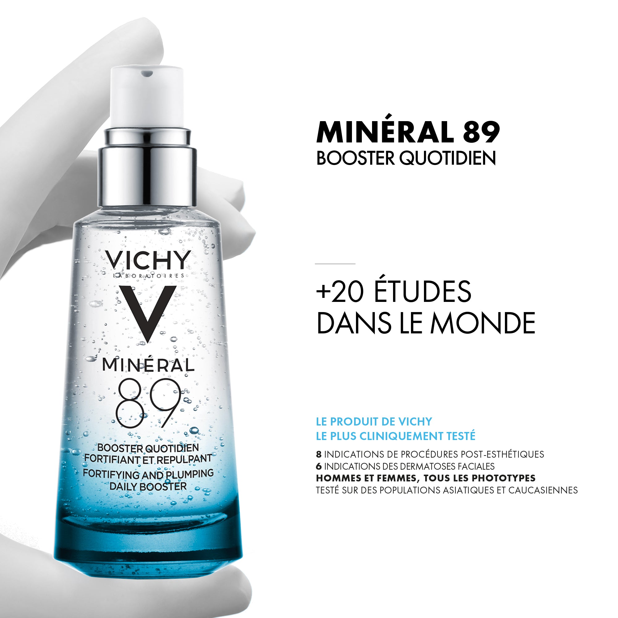 Vichy minéral 89 sérum booster hydratant fortifiant et repulpant 50 ml – Image 12