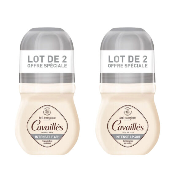 CAVAILLÈS LOT DE 2 DEODORANT INTENSE LP ANTI-TRANSPIRANT 48H ROLL-ON 2 x 50ML