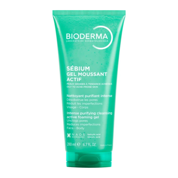 BIODERMA Sébium Gel Moussant Actif 200ml