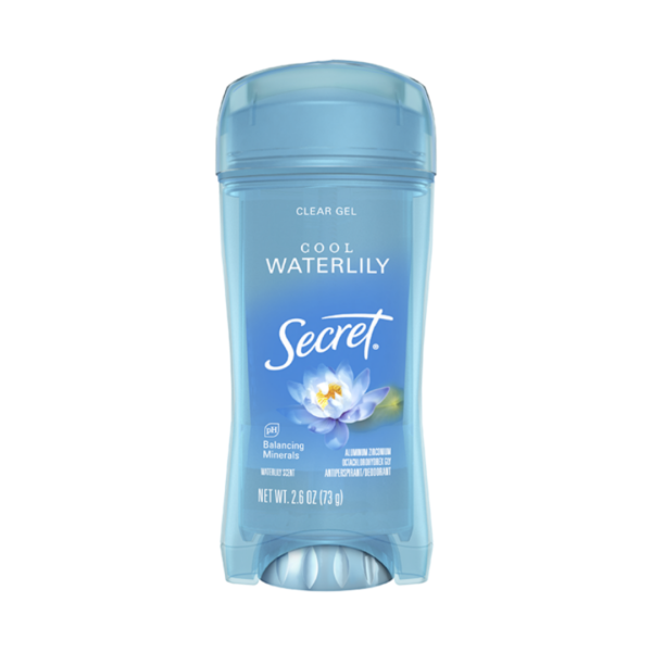 Secret Déodorant et antitranspirant Waterlily Clear Gel pour femmes