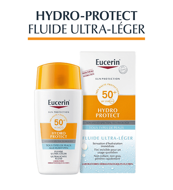 Eucerin hydro protect fluide ultra leger spf 50+