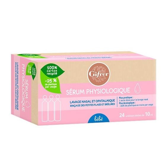 GIFRER SERUM PHYSIOLOGICA BTE X 24 UNIDOSES 5 ML