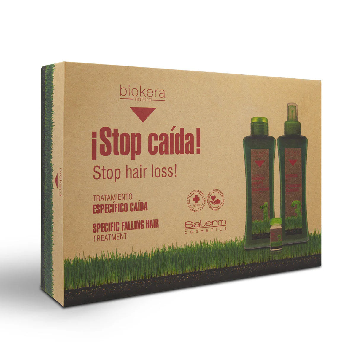 BIOKERA NATURE PACK ANTI CHUTE SHAMPOING + TRAITEMENT + VOLUMISSEUR