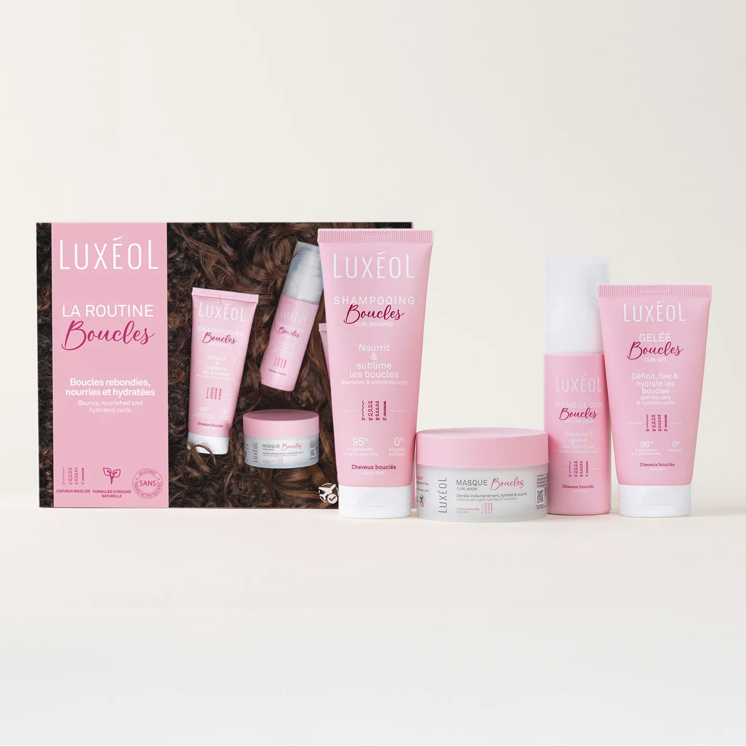 LUXÉOL Boucles Coffret Routine Voyage – Image 2