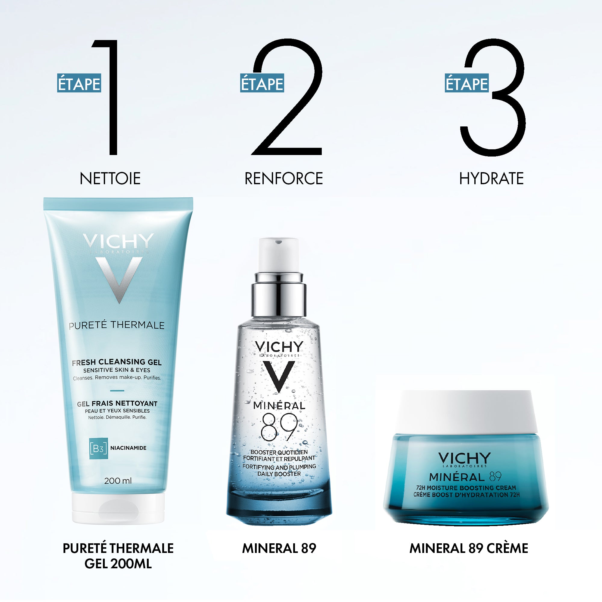 Vichy minéral 89 sérum booster hydratant fortifiant et repulpant 50 ml – Image 10