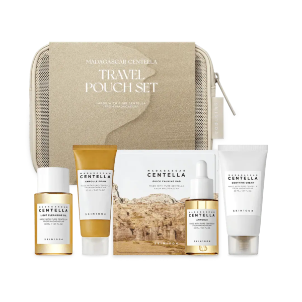 SKIN1004 Madagascar Centella Travel Pouch Set = Quick Calming Pad + pochette offerts
