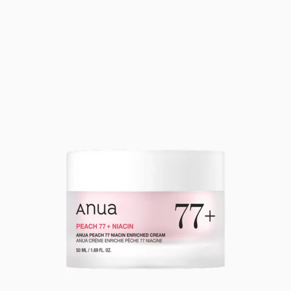Anua Peach 77 Niacin Enriched Cream – Crème Hydratante Éclat – 50 ml