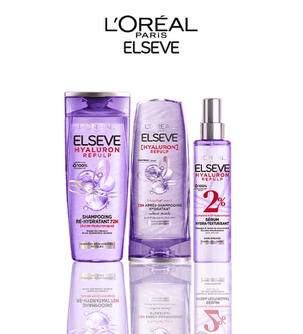 ELSEVE PACK ROUTINE HYALURON REPULP SERUM 150 ML+ APSH 200ML + SHP 200ML