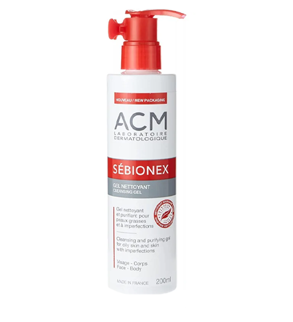 Acm Sébionex Gel nettoyant – 200 ml