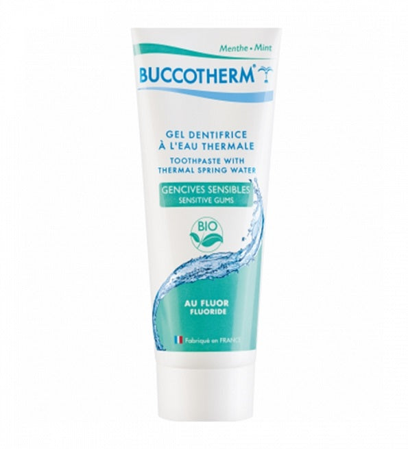 BUCCOTHERM GEL DENTIFRICE BIO GENCIVES SENSIBLES AVEC FLUOR 75ML