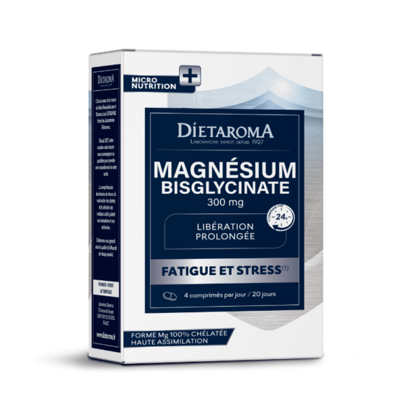 Dietaroma Magnésium Bisglycinate – 80 Comprimés
