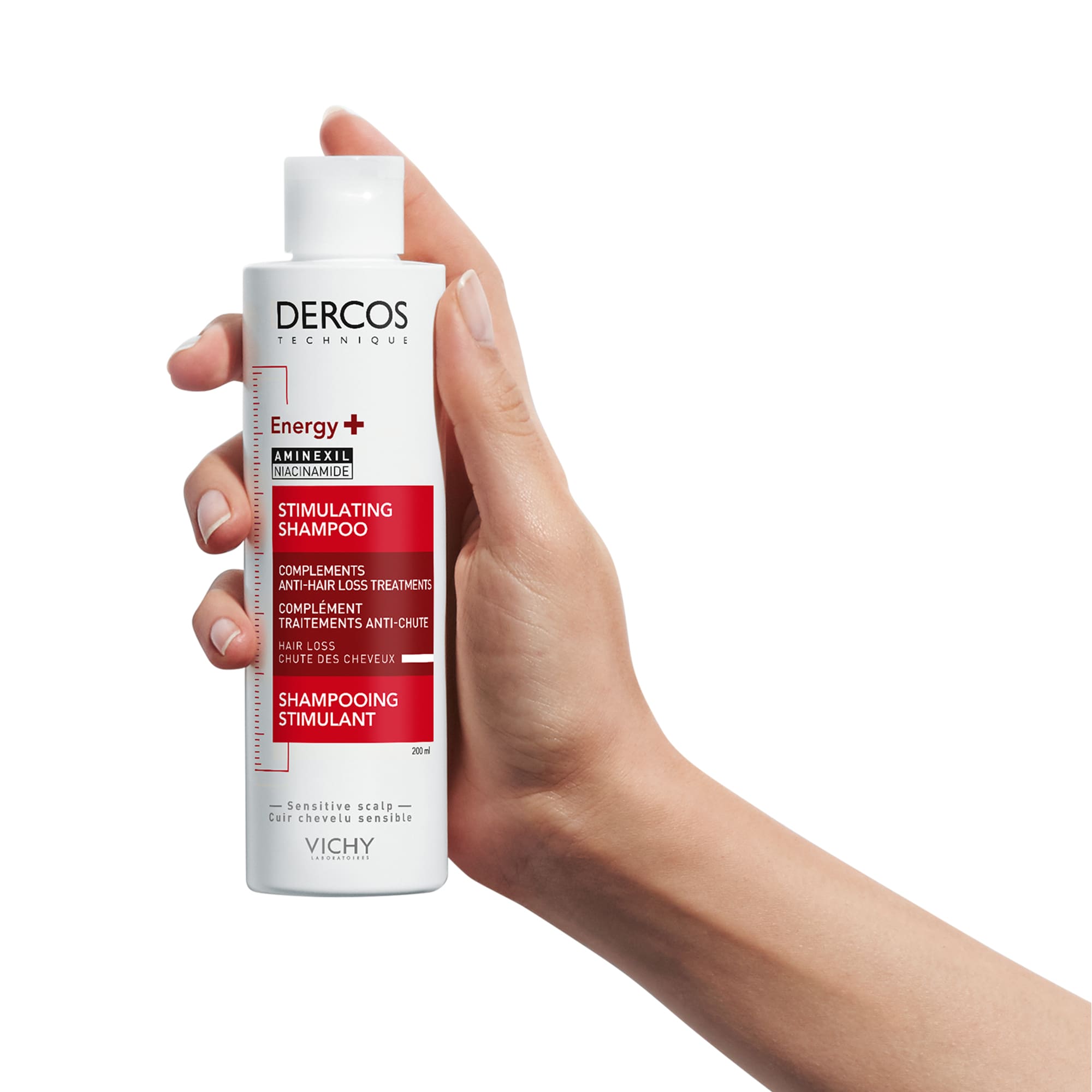 VICHY DERCOS PACK SHAMPOOING ENERGISANT+ ANTI-CHUTE 200 ML = FORMAT VOYAGE 50 ML OFFERT – Image 8