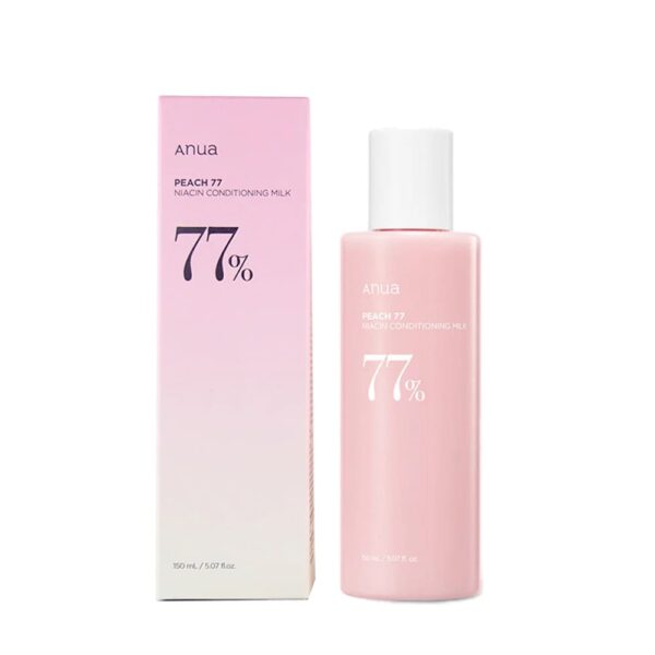 ANUA Peach 77 Niacin Conditioning Milk 150ml – Lait Hydratant Éclaircissant & Nourrissant à la Pêche et Niacinamide