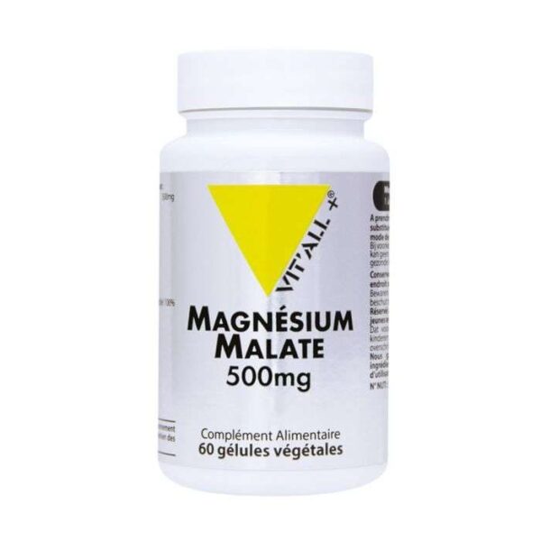 VIT'ALL + MAGNESIUM MALATE 500MG 60 GELULES