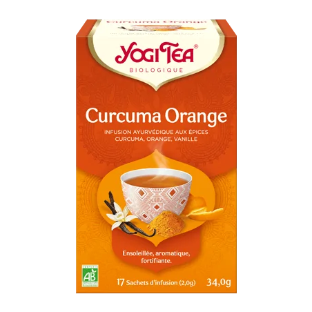 Yogi Tea - CURCUMA ORANGE 17 Sachets
